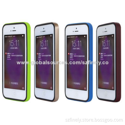 Bumper Cases for iPhone 5/5S, Double Injection, Ultra-thin, Lightweight and Simple